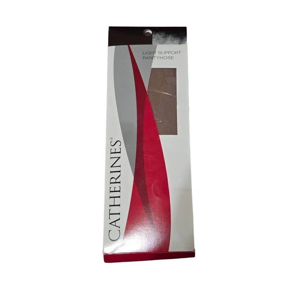 Vintage Catherine's Light Support Pantyhose Size D in Light Taupe